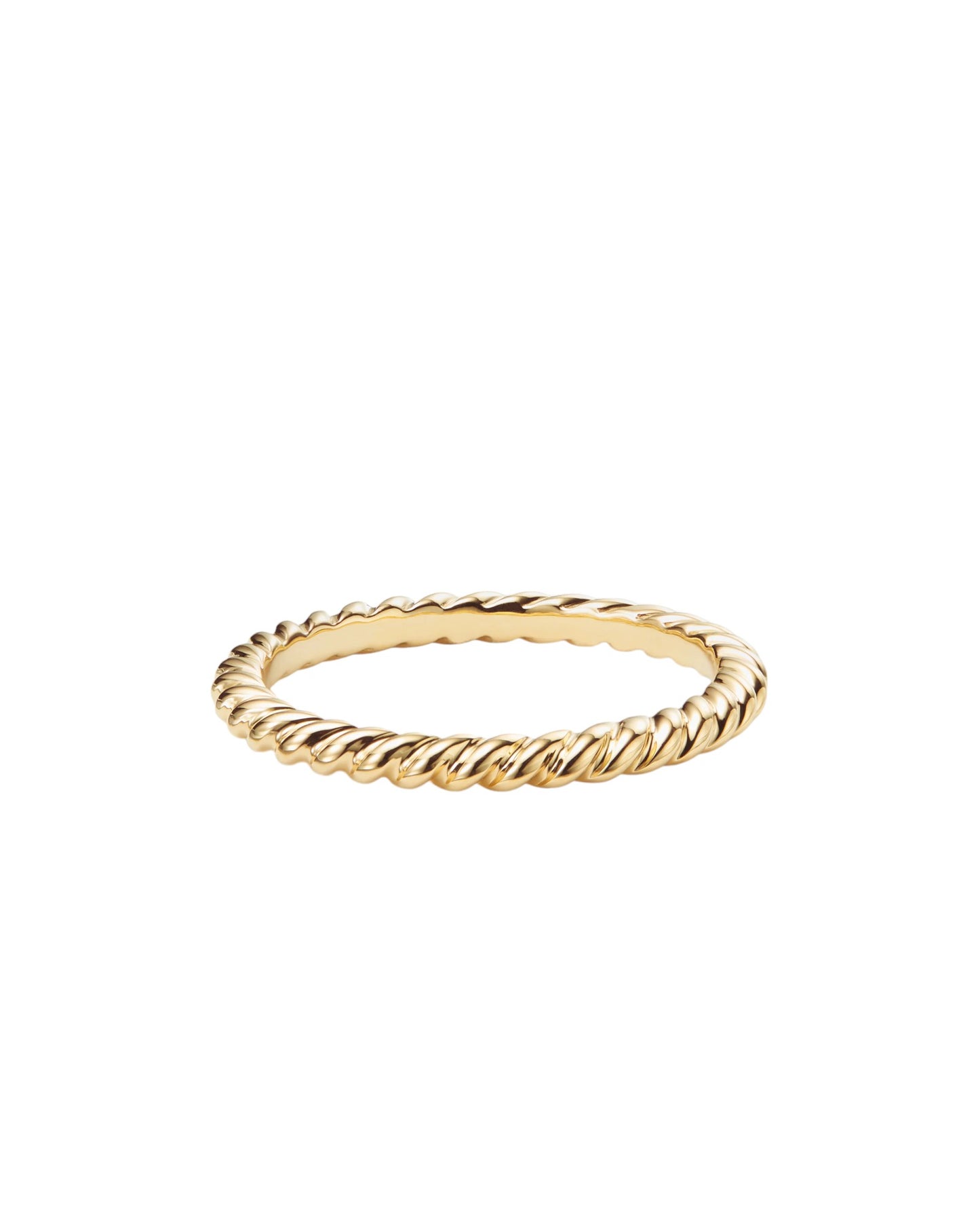 14k Gold Twist Rope ring
