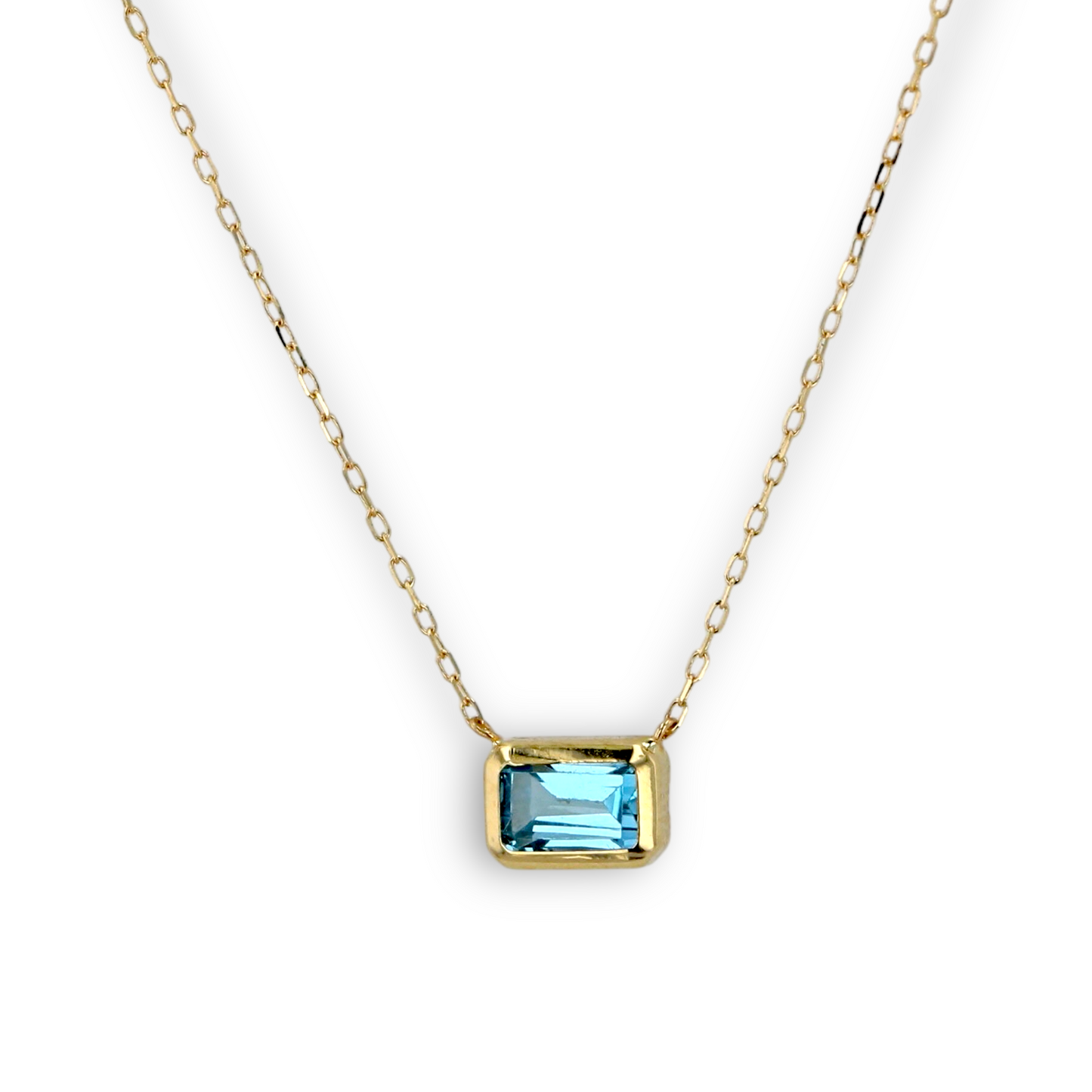 18K Topaz neckclace