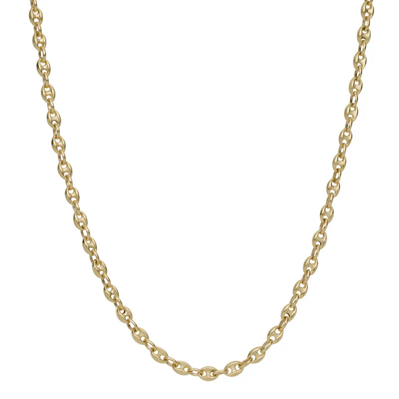 18K Puff Mariner Chain 20"