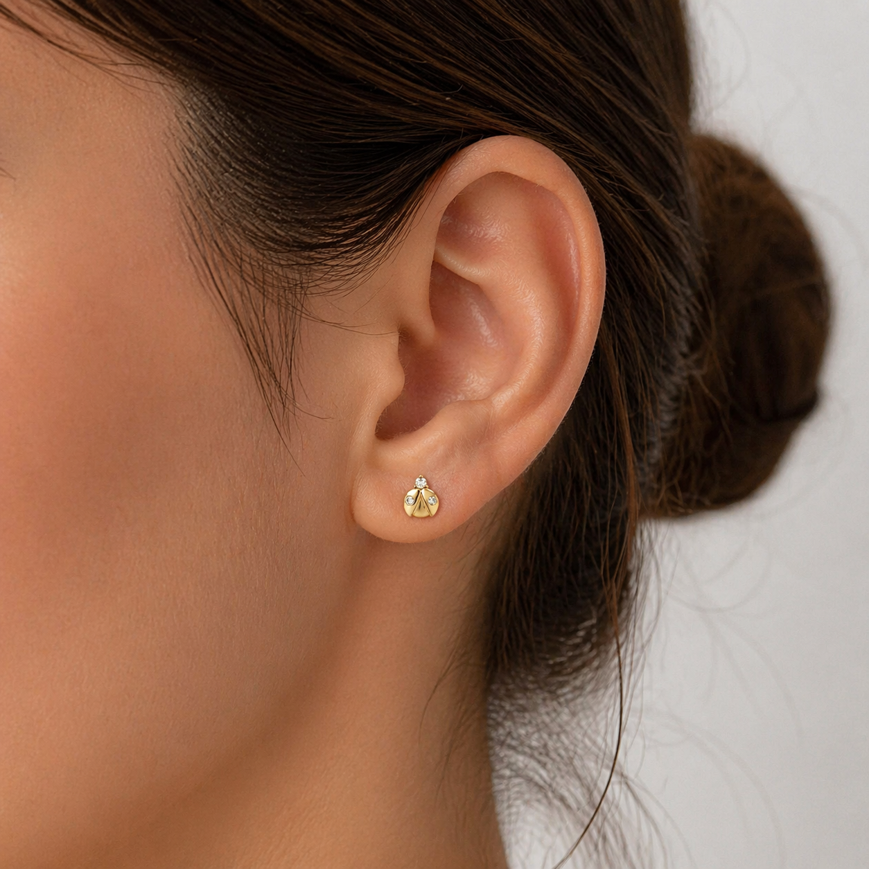 14K Lady bug stud