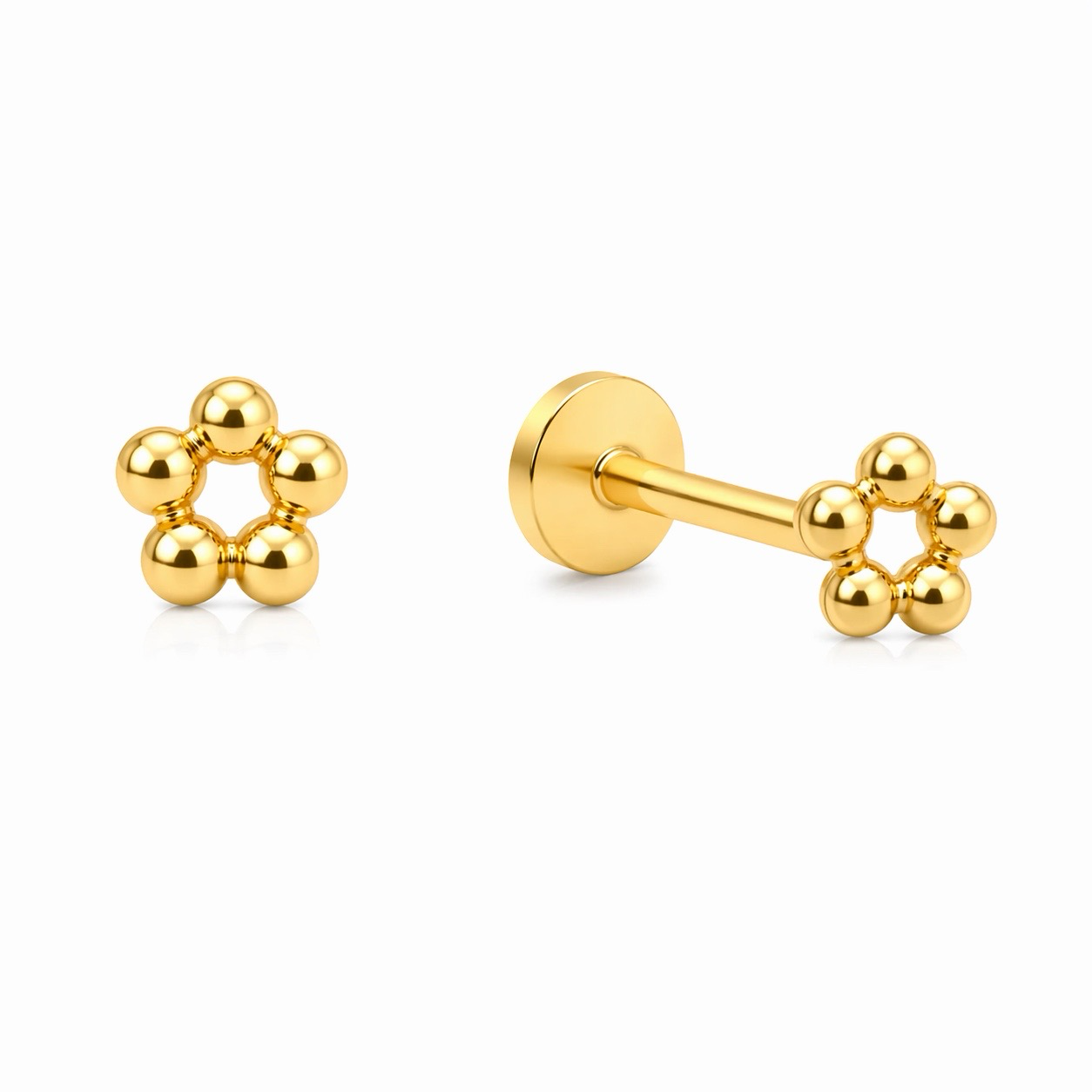 14K Flower ball