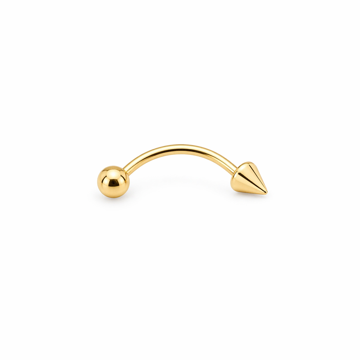 14K Spike stud