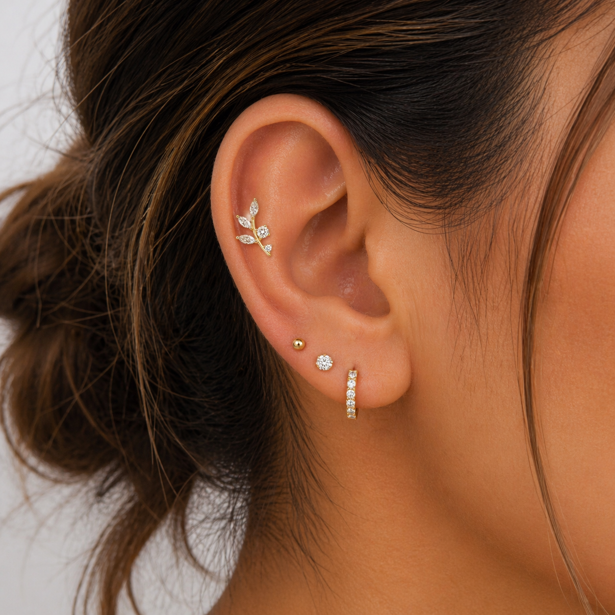 14K Leaf branch