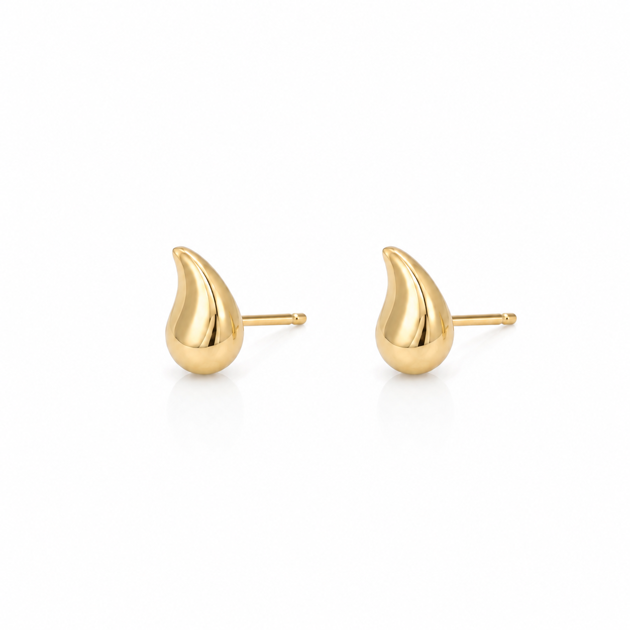 14K Tear Drop Earring