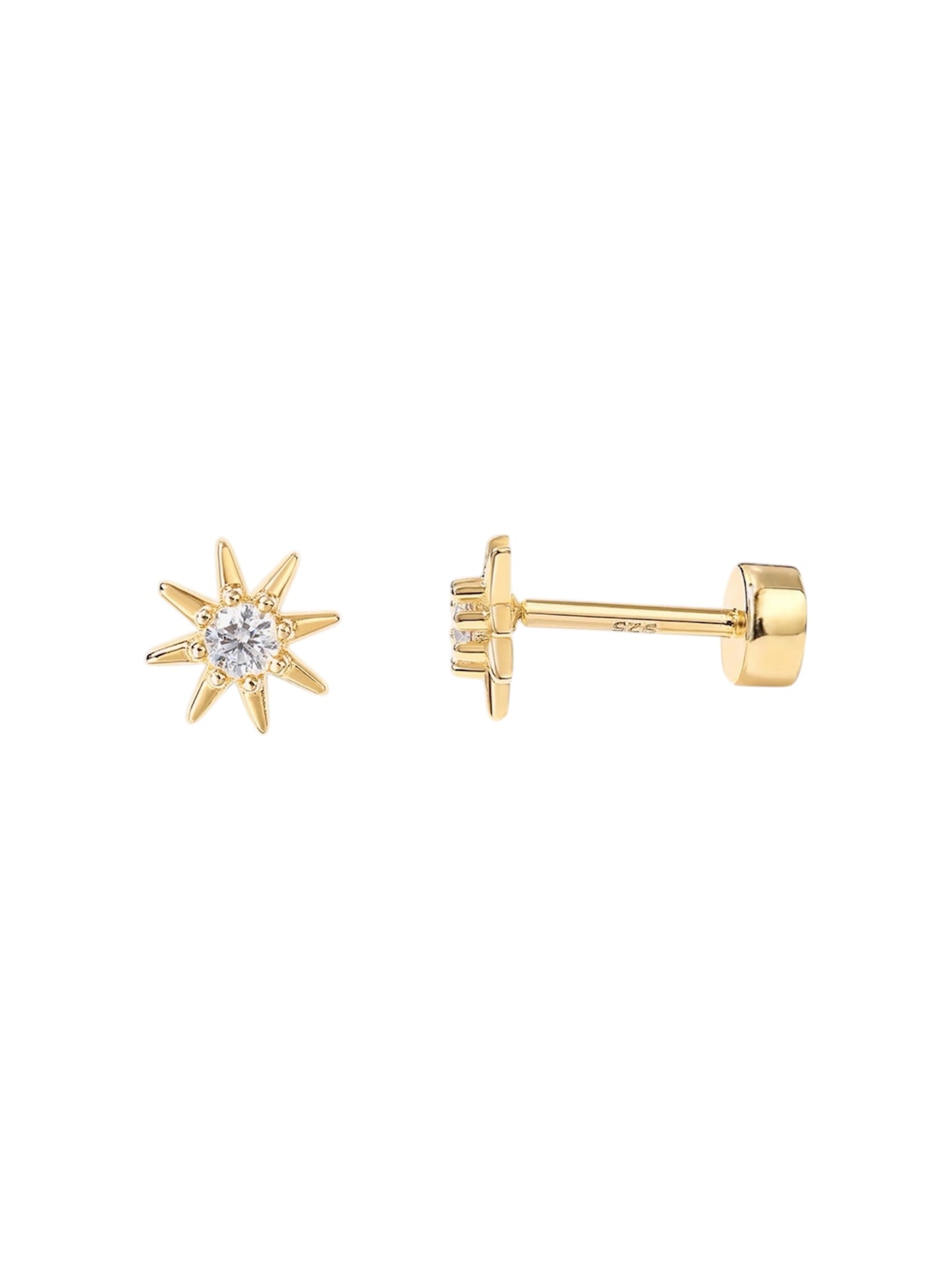 Star Screw Back Stud